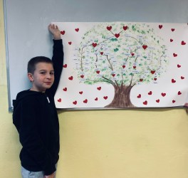 Drzewo genealogiczne w wykonaniu klasy czwartej