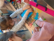 Kartki świąteczne na kółku artystycznym