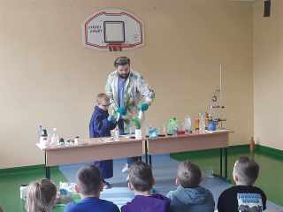 Pokaz chemiczny w naszej szkole